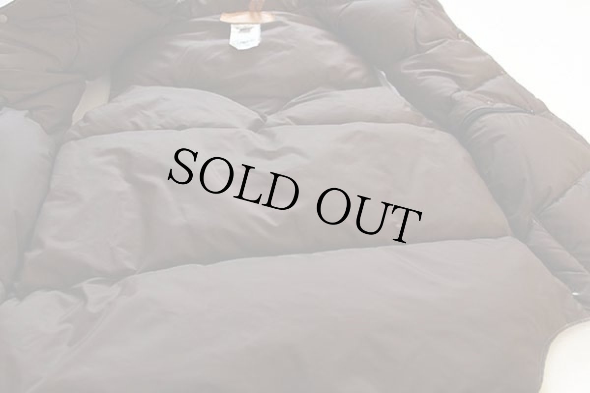 画像5: 70s Rocky Mountainロッキーマウンテン レザーヨーク切り替え ダウンベスト タン 44 (5)