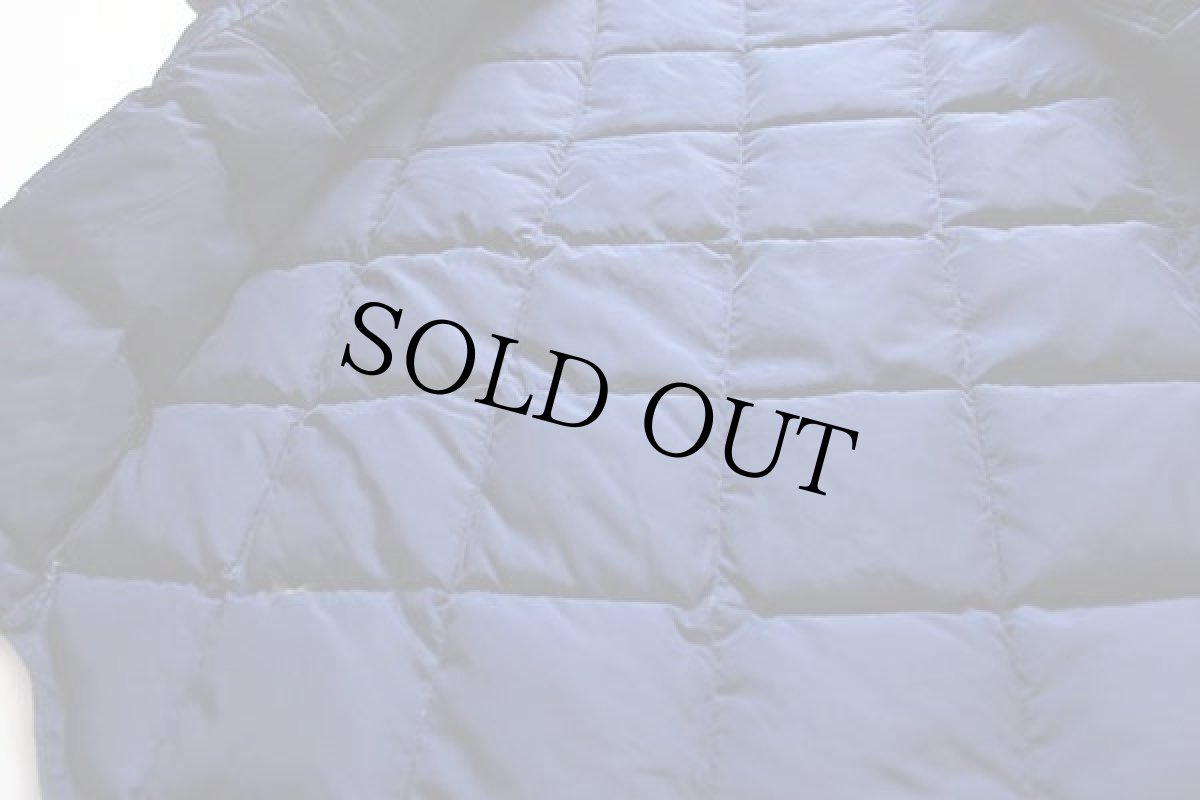 画像5: 70s L.L.Bean 筆記体タグ ナイロン ダウン シャツジャケット 紺 (5)