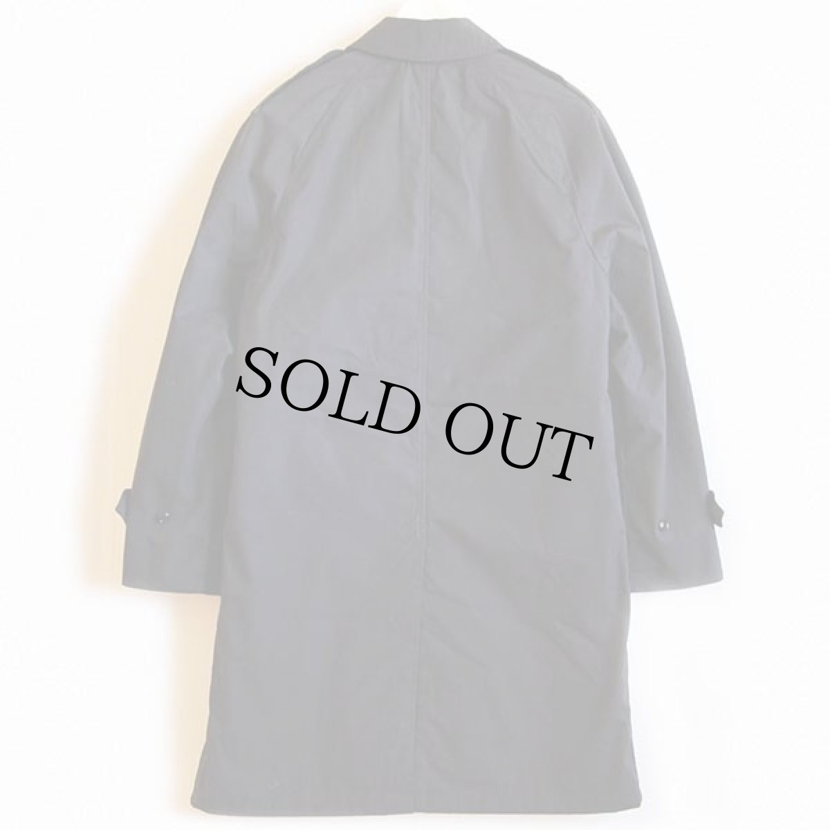 画像2: 80s 米軍 U.S.NAVY ボアライナー付き オールウェザー ステンカラーコート 黒 34R (2)