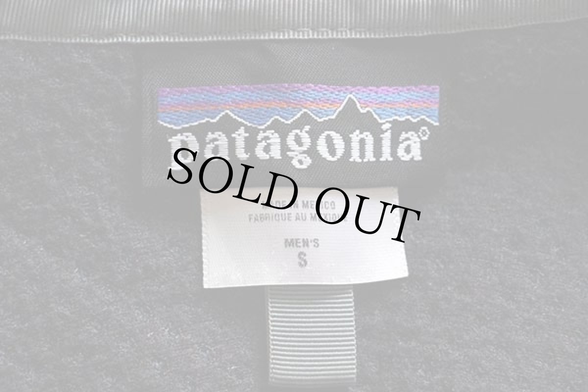 画像4: 00s patagoniaパタゴニア クラシック レトロカーディガン フリースジャケット 紺 S (4)