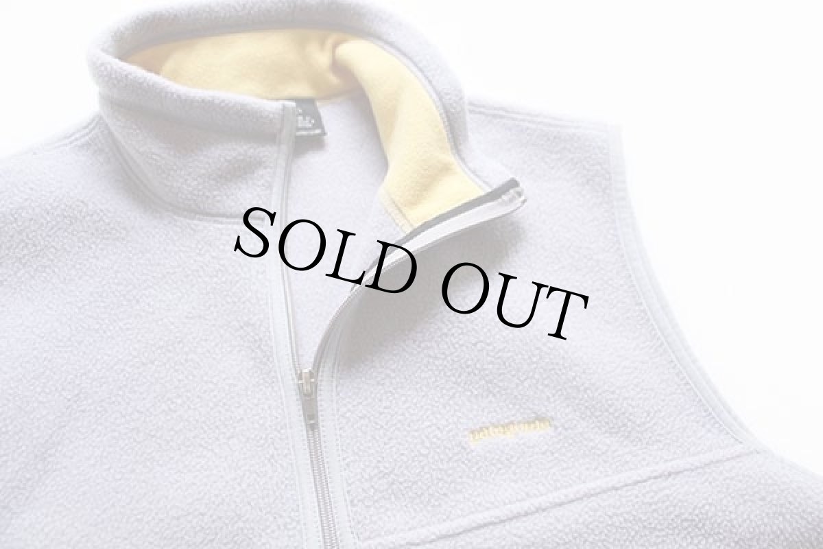 画像3: 00s カナダ製 patagoniaパタゴニア シンチラ フリースベスト グレー L (3)