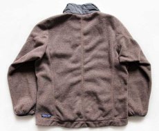 画像2: 90s USA製 patagoniaパタゴニア シンチラ フリース ジャケット グレーブラウン M (2)