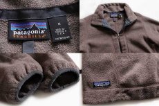 画像3: 90s USA製 patagoniaパタゴニア シンチラ フリース ジャケット グレーブラウン M (3)