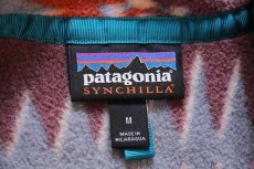 画像4: patagoniaパタゴニア ミネハハ 総柄 シンチラ フリース スナップT M (4)