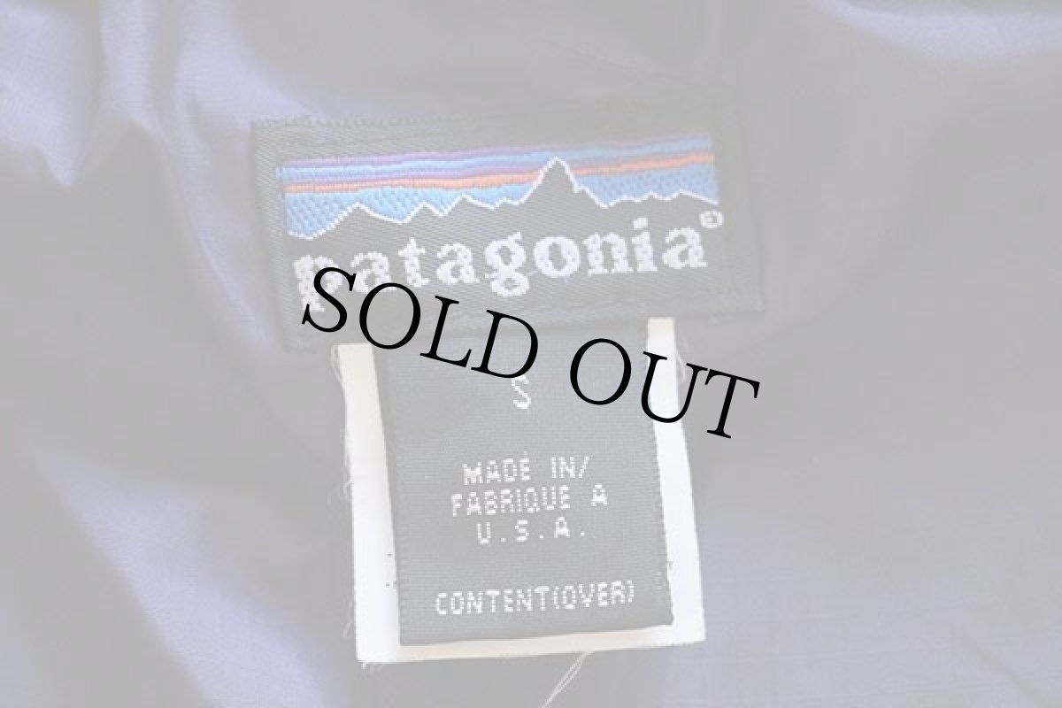 画像4: 90s USA製 patagoniaパタゴニア キモノ 総柄 グリセード ハーフジップ プルオーバー ナイロン×フリースジャケット S (4)
