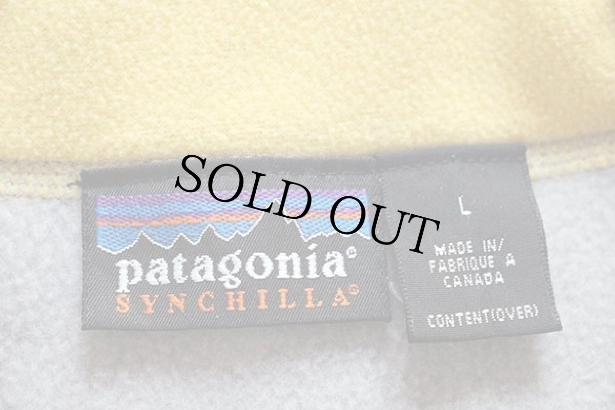 画像4: 00s カナダ製 patagoniaパタゴニア シンチラ フリースベスト グレー L (4)