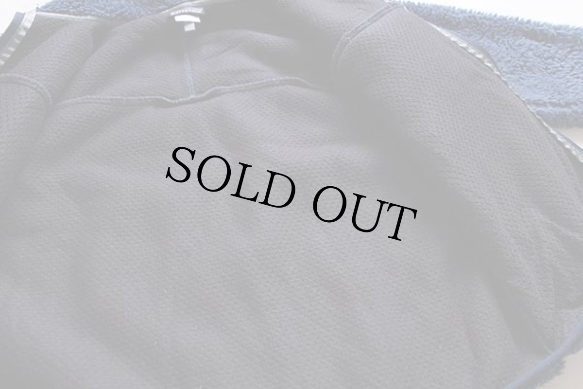 画像5: 00s patagoniaパタゴニア クラシック レトロカーディガン フリースジャケット 紺 S (5)