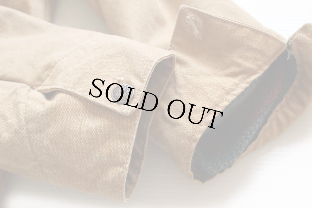 画像7: 70s patagoniaパタゴニア 白タグ ブランケットライナー ダック地 カバーオール 薄茶 S (7)