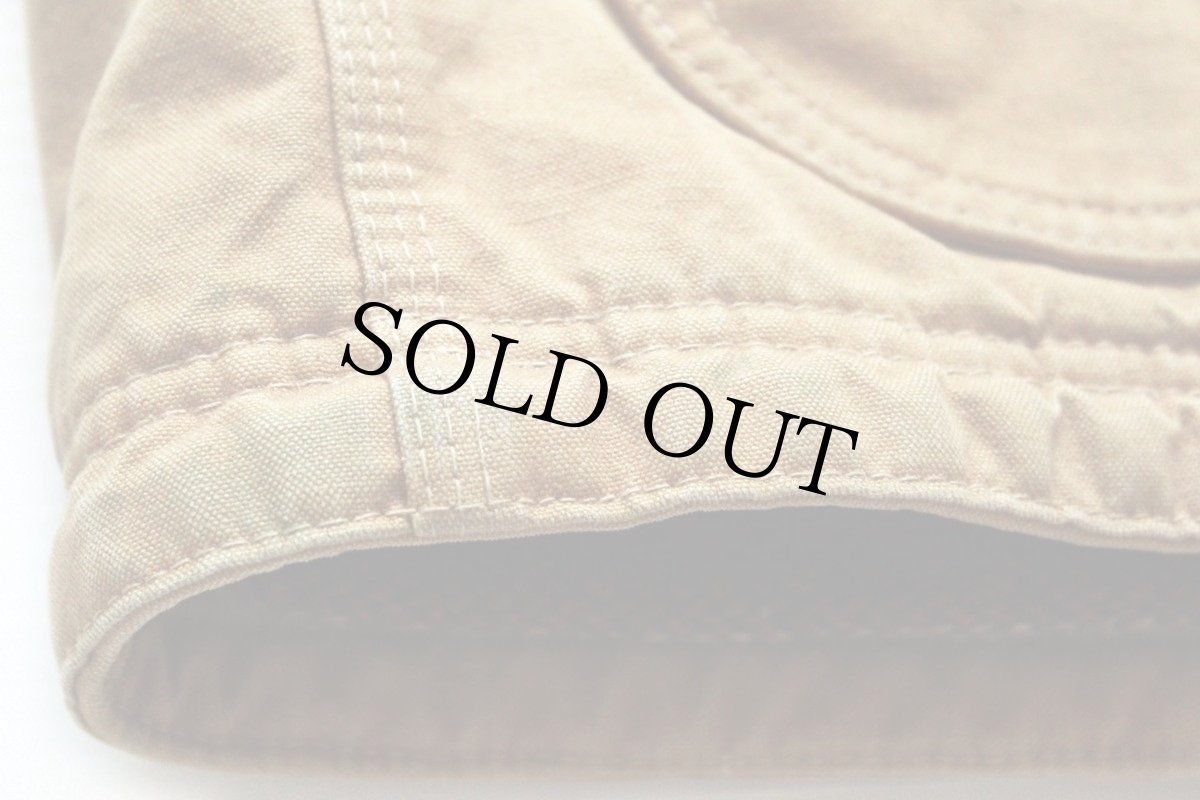 画像8: 70s patagoniaパタゴニア 白タグ ブランケットライナー ダック地 カバーオール 薄茶 S (8)