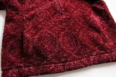 画像5: 90s USA製 patagoniaパタゴニア キモノ 総柄 グリセード ハーフジップ プルオーバー ナイロン×フリースジャケット L (5)