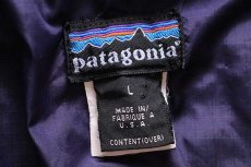 画像4: 90s USA製 patagoniaパタゴニア キモノ 総柄 グリセード ハーフジップ プルオーバー ナイロン×フリースジャケット L (4)
