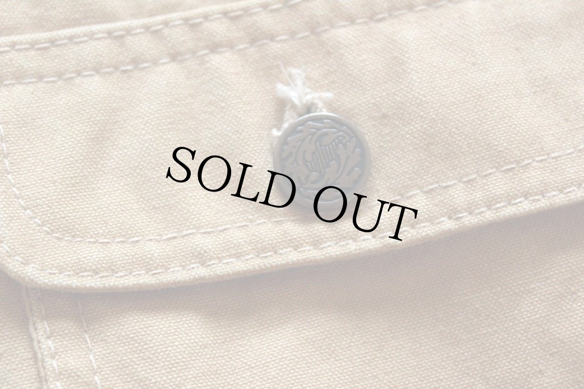 画像6: 70s patagoniaパタゴニア 白タグ ブランケットライナー ダック地 カバーオール 薄茶 S (6)