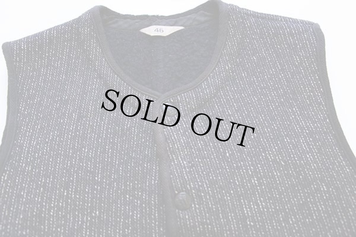 画像3: 60s Brown's Beachブラウンズビーチ ビーチクロス ウール ベスト ごま塩 46 (3)