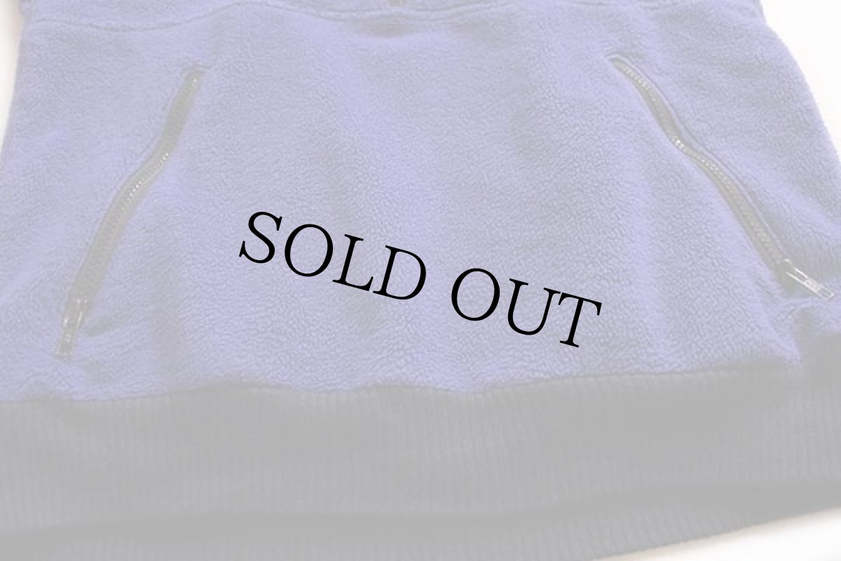 画像5: 80s patagoniaパタゴニア ハーフジップ プルオーバー フリースジャケット 青紫 S (5)