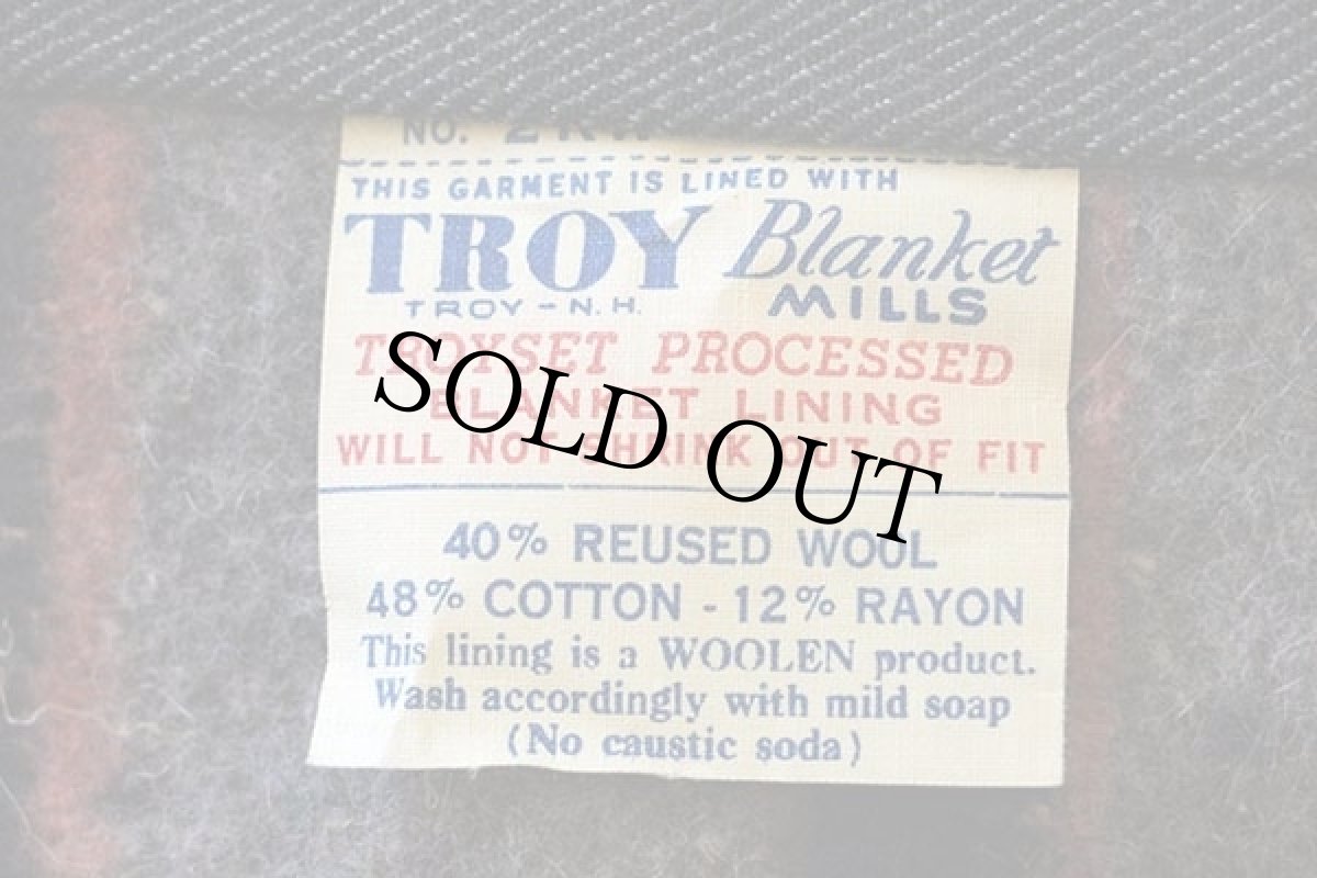 画像5: デッドストック★50s USA製 OSHKOSH B'GOSH ブランケットライナー ブラックシャンブレー ワークジャケット 48 (5)