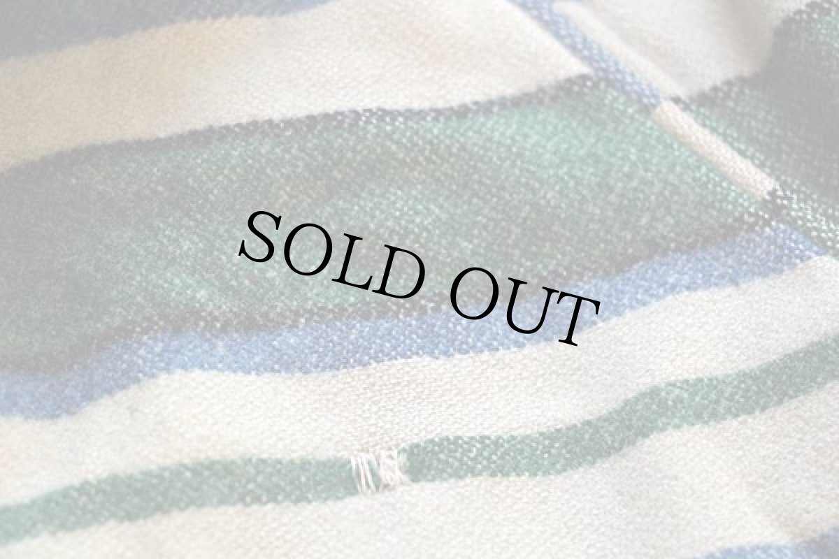 画像9: 40s Chippewaチペワ ランダムボーダー ウールコート カスタム (9)