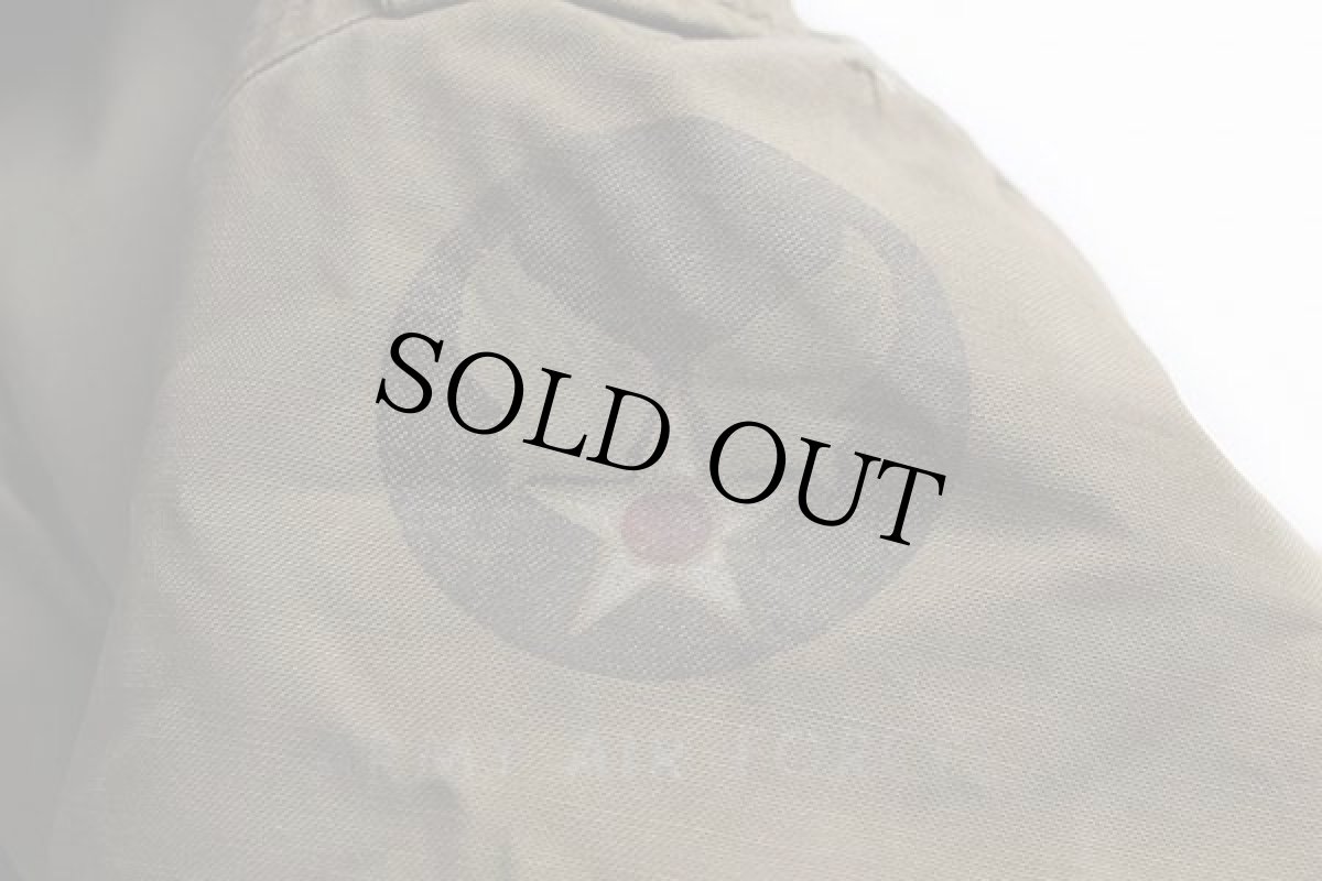 画像4: 40s 米軍 USAAF B-11 アルパカライナー フライトジャケット ボロ オリーブドラブ 38 (4)