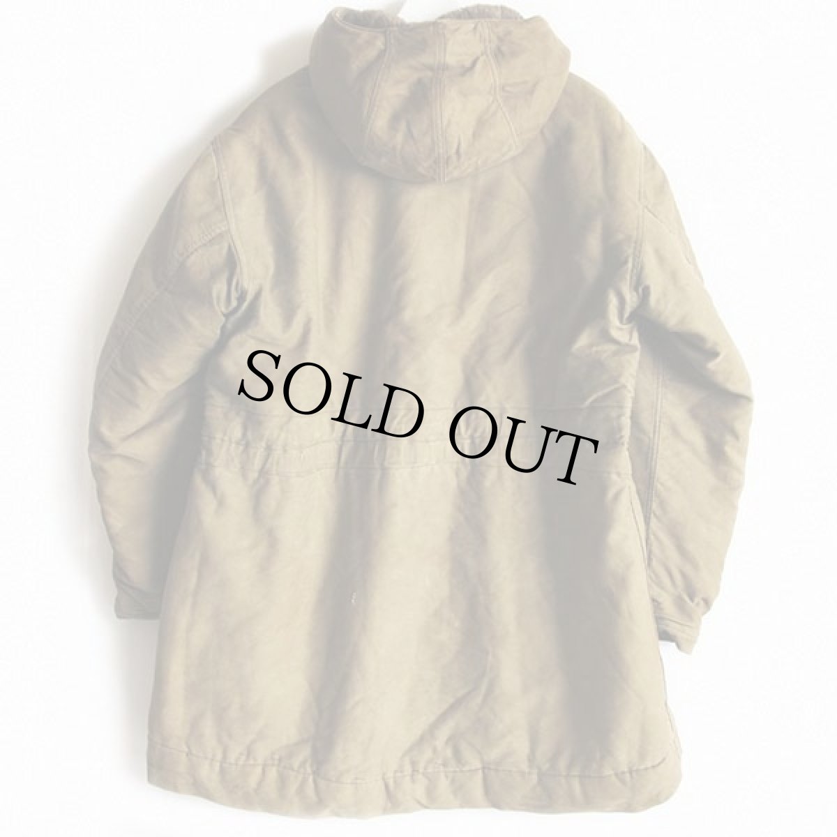 画像2: 40s 米軍 U.S.NAVY N-2 アルパカライナー デッキコート カスタム オリーブドラブ 40 (2)