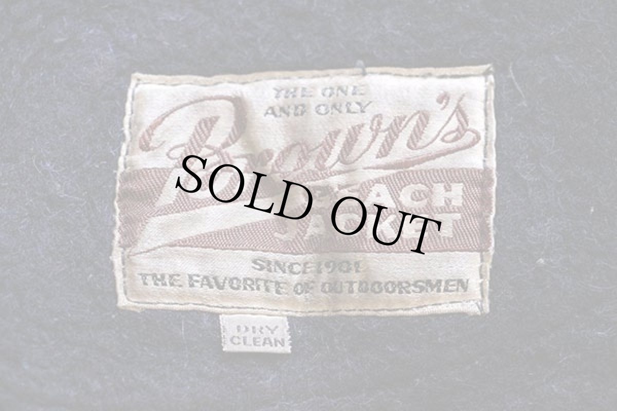 画像4: 60s Brown's Beachブラウンズビーチ ビーチクロス ウール ベスト ごま塩 46 (4)