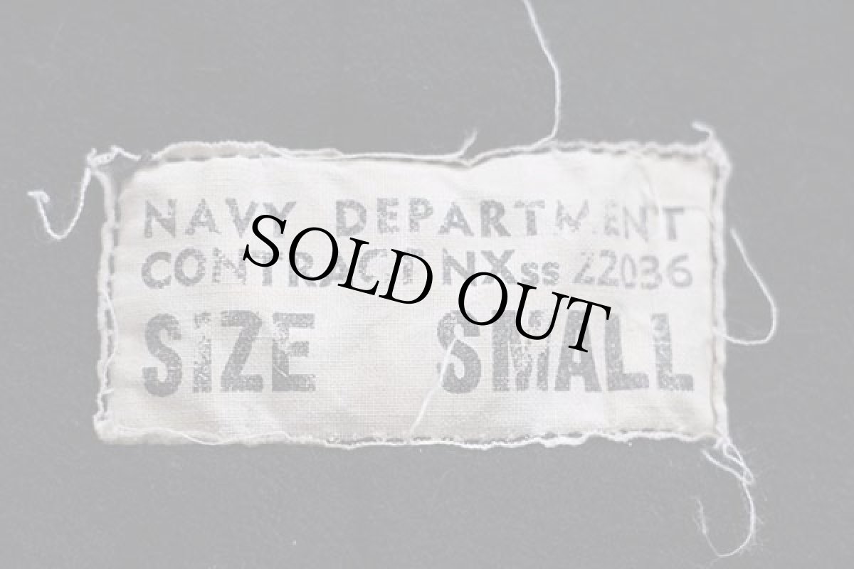 画像4: 40s 米軍 U.S.NAVY N-1 デッキパンツ フックタイプ 紺 S★オーバーオール (4)