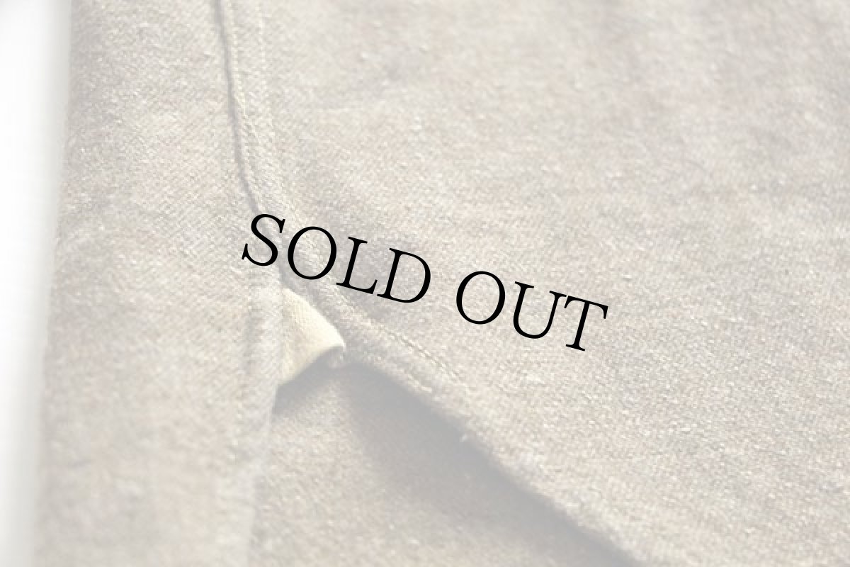 画像5: 30s EVER WARM RICE-FRIEDMAN チンスト マチ付き ウールシャツ オリーブ (5)