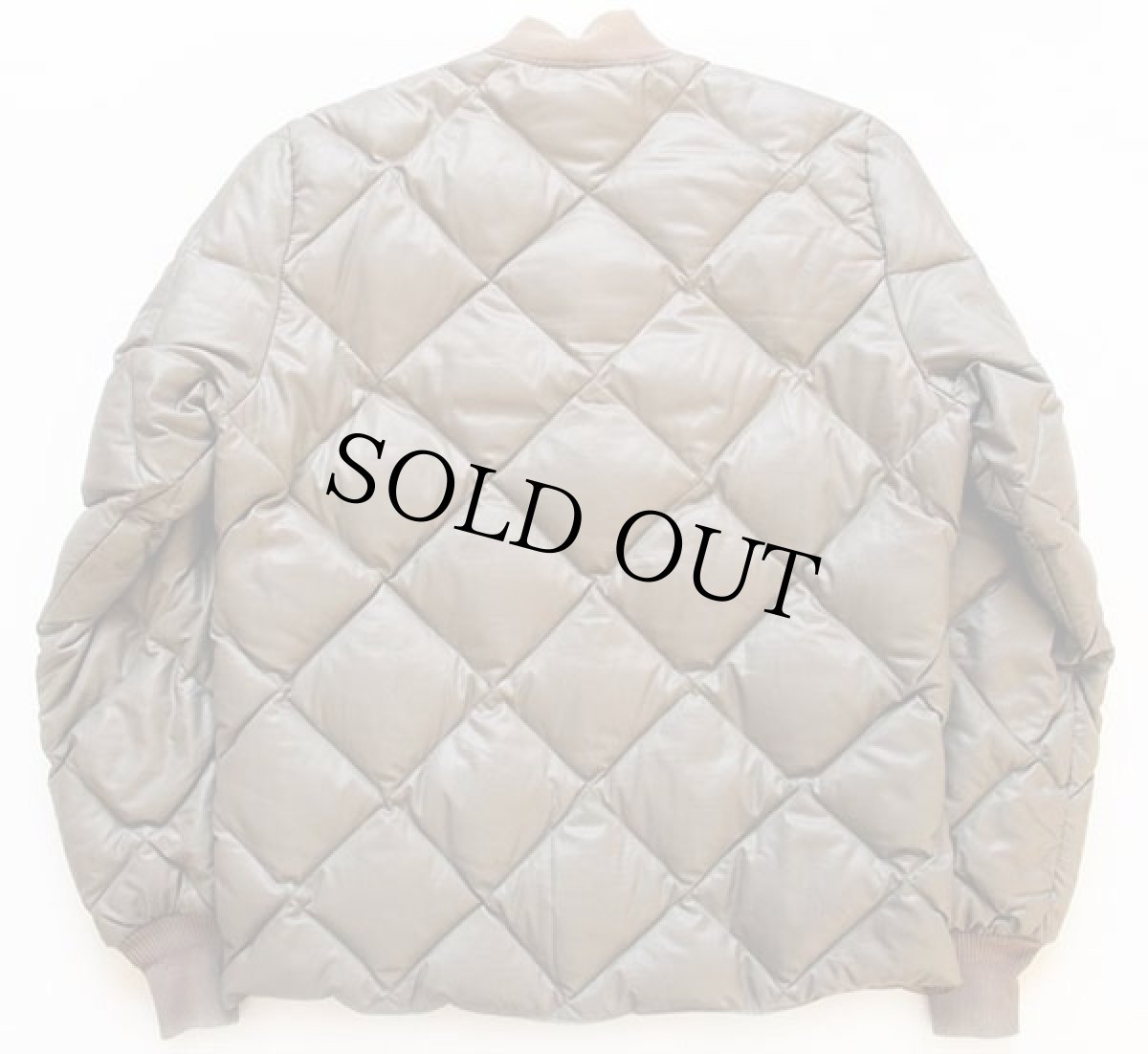 画像2: 60s BAUER DOWNバウアーダウン インナー ダウンジャケット グレーブラウン S★EddieBauerエディーバウアー (2)