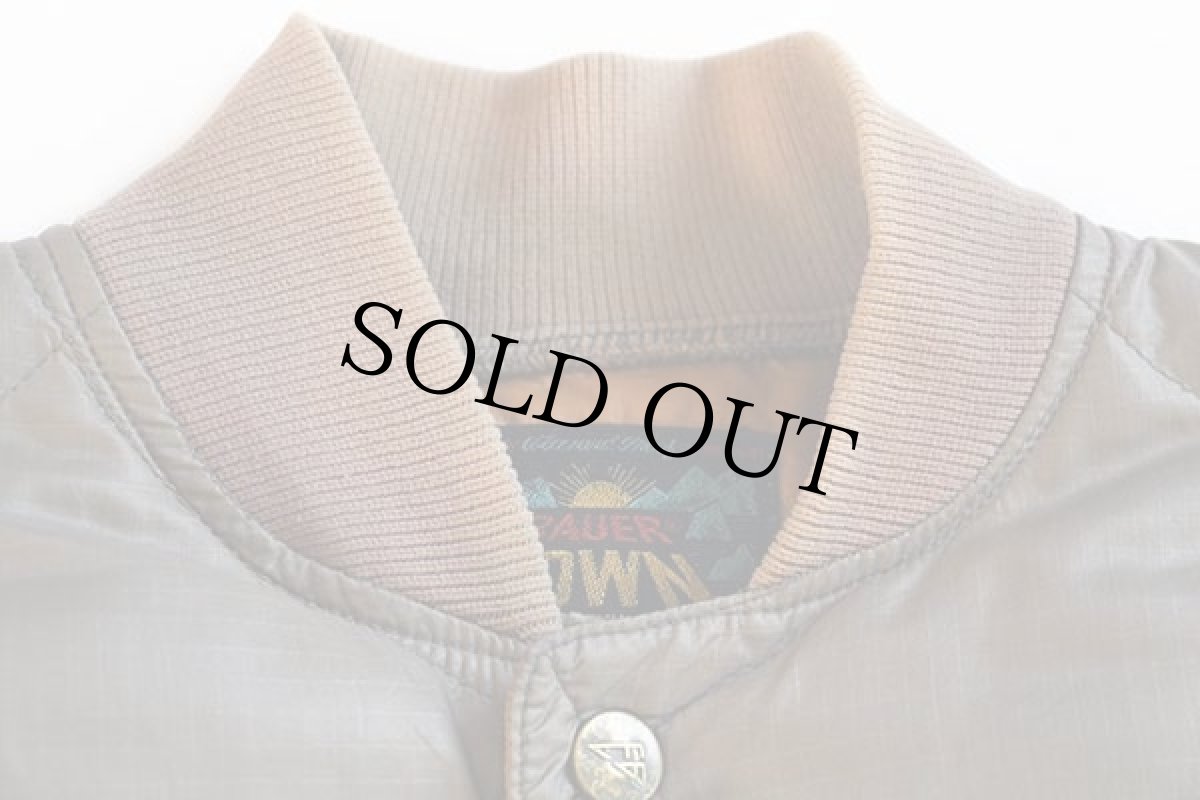 画像7: 60s BAUER DOWNバウアーダウン インナー ダウンジャケット グレーブラウン S★EddieBauerエディーバウアー (7)