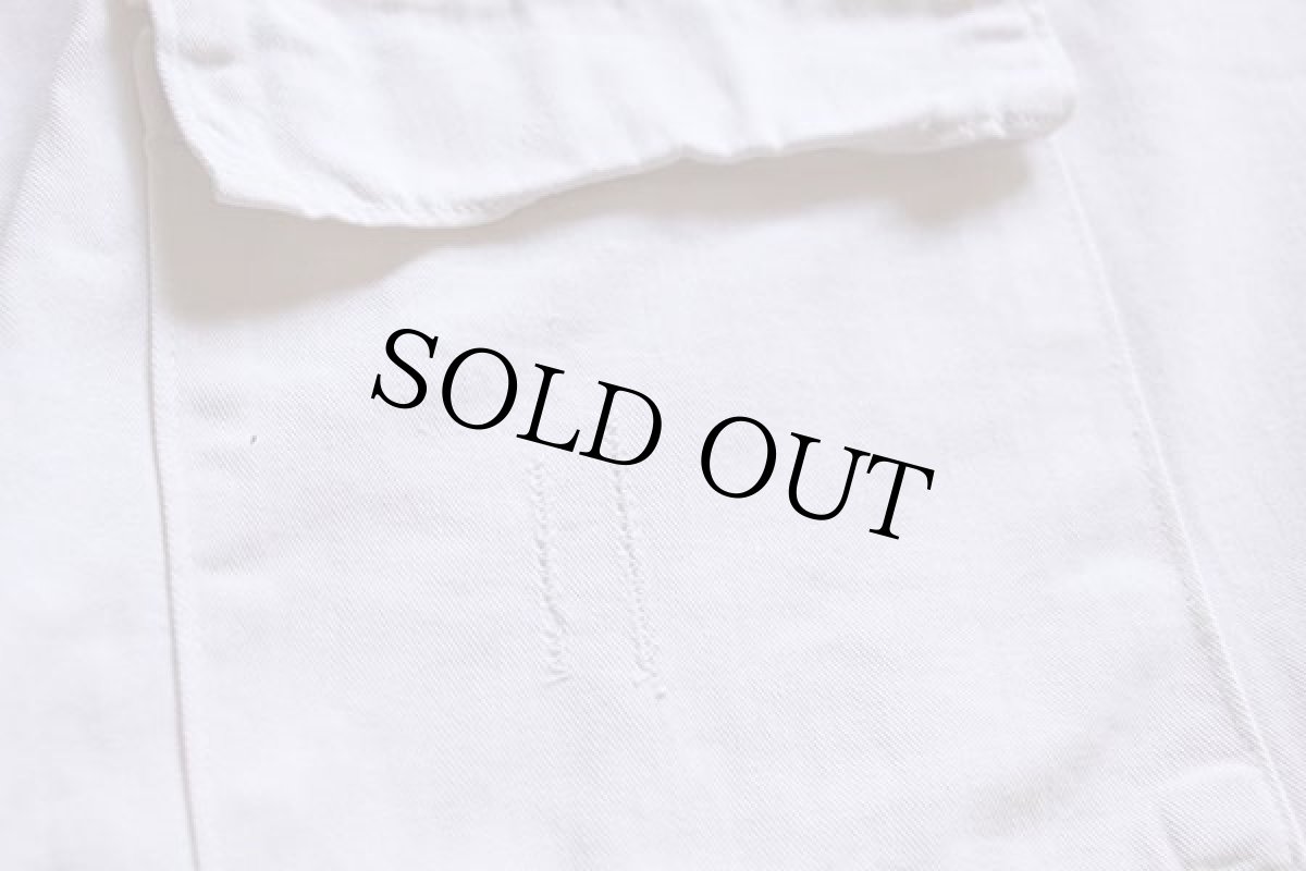 画像4: 40s 米軍 U.S.NAVY コットン サルベージパーカー 生成り 2 (4)