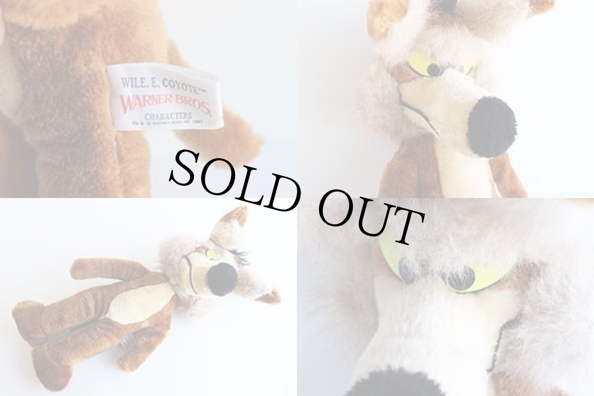 画像4: 80s WARNER BROS LOONEY TUNES ワイリーコヨーテ ドール★ぬいぐるみ (4)