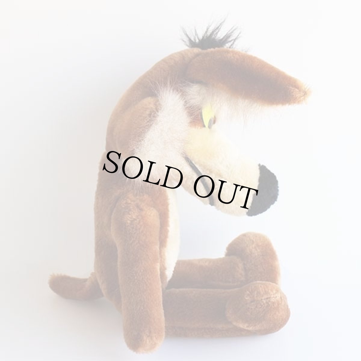 画像2: 80s WARNER BROS LOONEY TUNES ワイリーコヨーテ ドール★ぬいぐるみ (2)