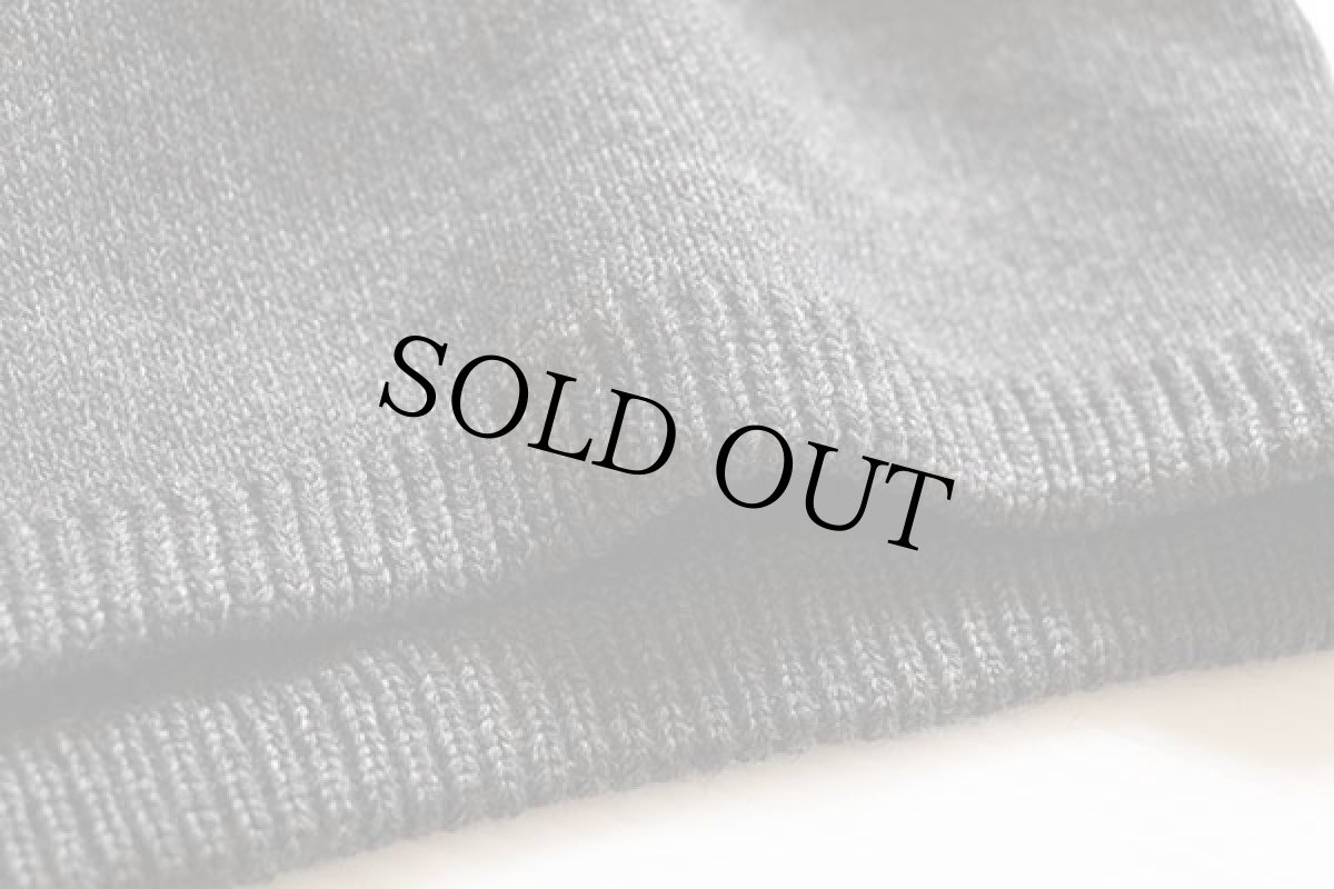 画像5: 60s PURITAN ライン入り ウールニット カーディガン グレー 46 (5)