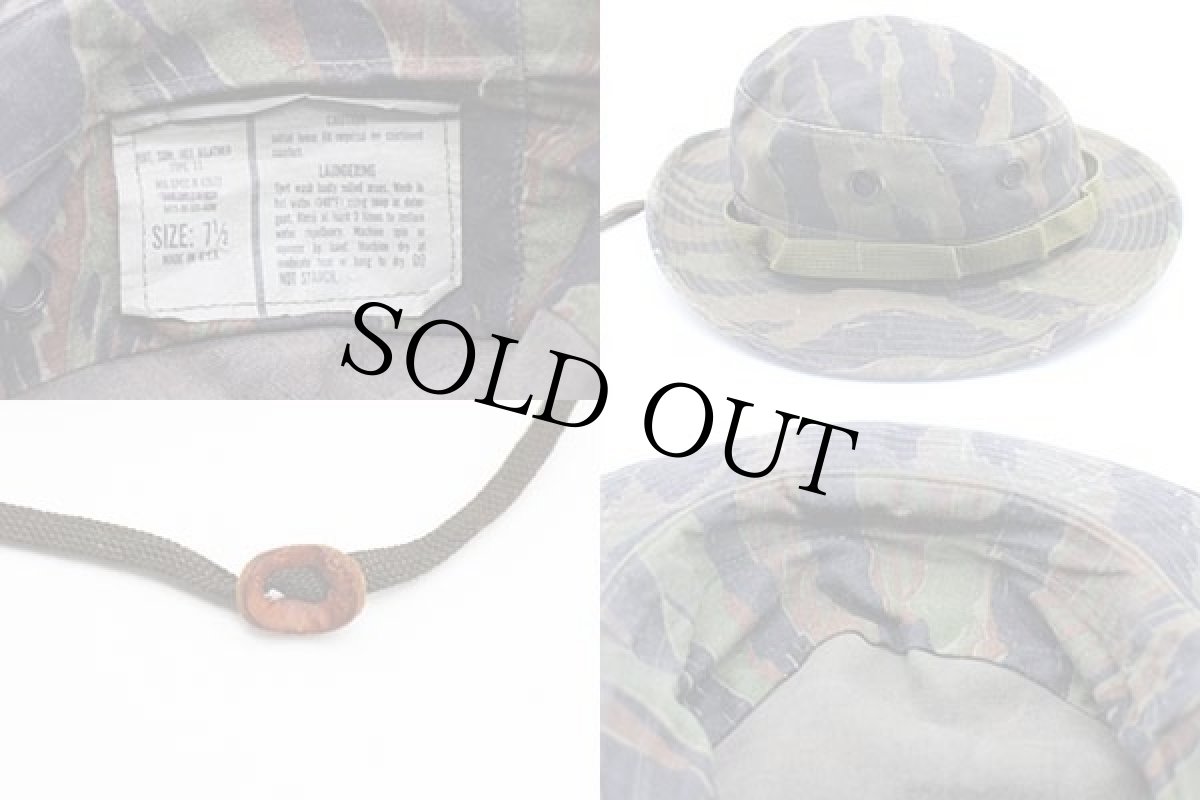 画像4: 80s USA製 タイガーカモ ブーニーハット 7 1/2 (4)