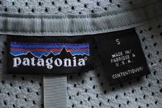 画像4: 90s USA製 patagoniaパタゴニア レトロカーディガン フリースジャケット 紺 S (4)