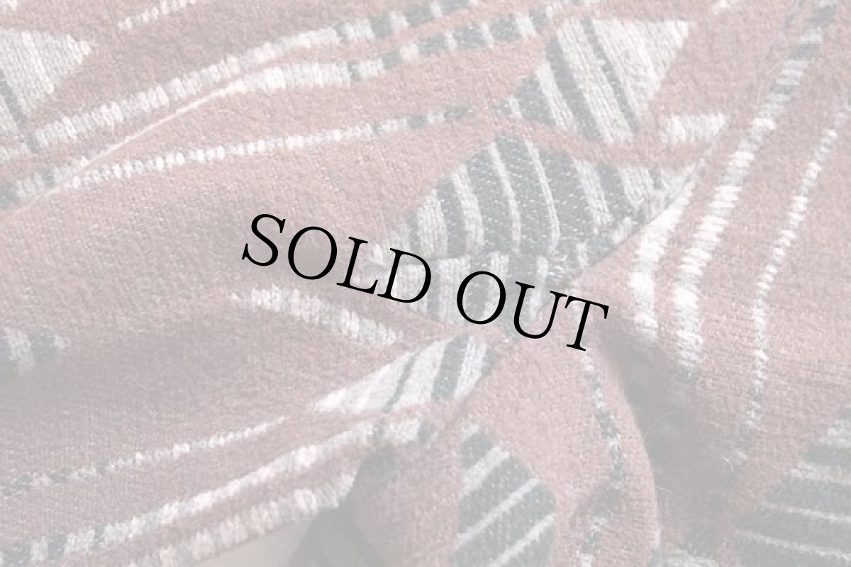 画像8: 40s Beaconビーコン 総柄 ショールカラー ブランケット ガウン (8)