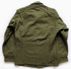 画像2: 50s 米軍 U.S.ARMY ウールシャツ オリーブグリーン S (2)