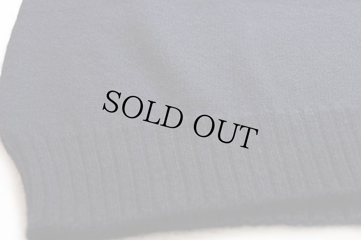 画像5: 50s 米軍 U.S.NAVY ハイネック ウールニット ゴブセーター 濃紺 40 (5)