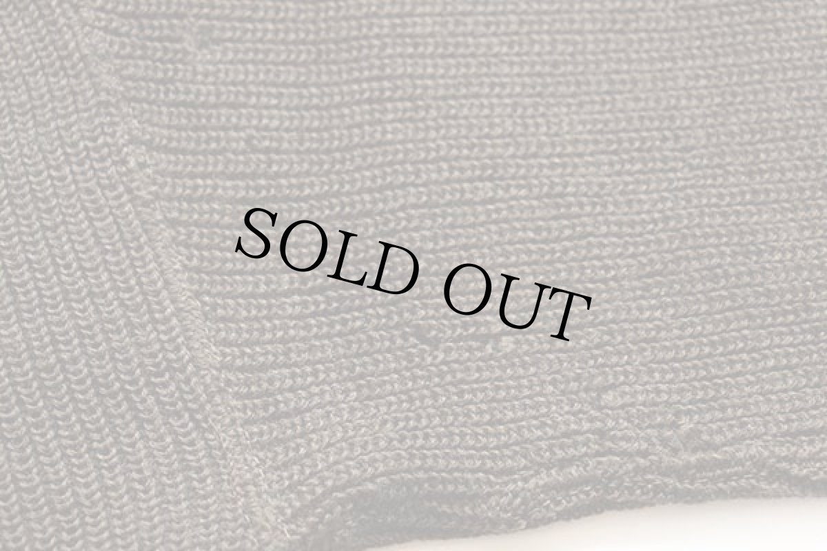 画像7: デッドストック★40s 米軍 U.S.ARMY 5ボタン ハイネック ウールニット セーター オリーブドラブ S (7)