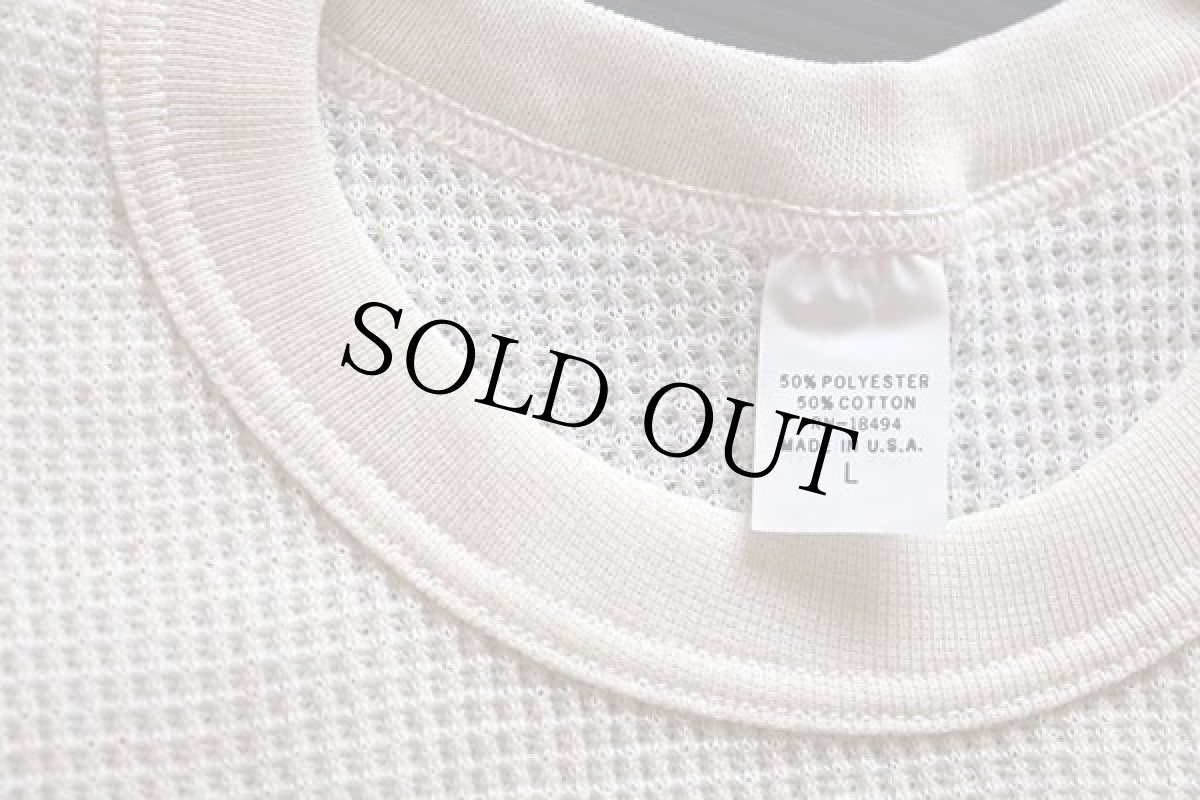 画像3: デッドストック★80s USA製 Miller サーマルシャツ ナチュラル L (3)