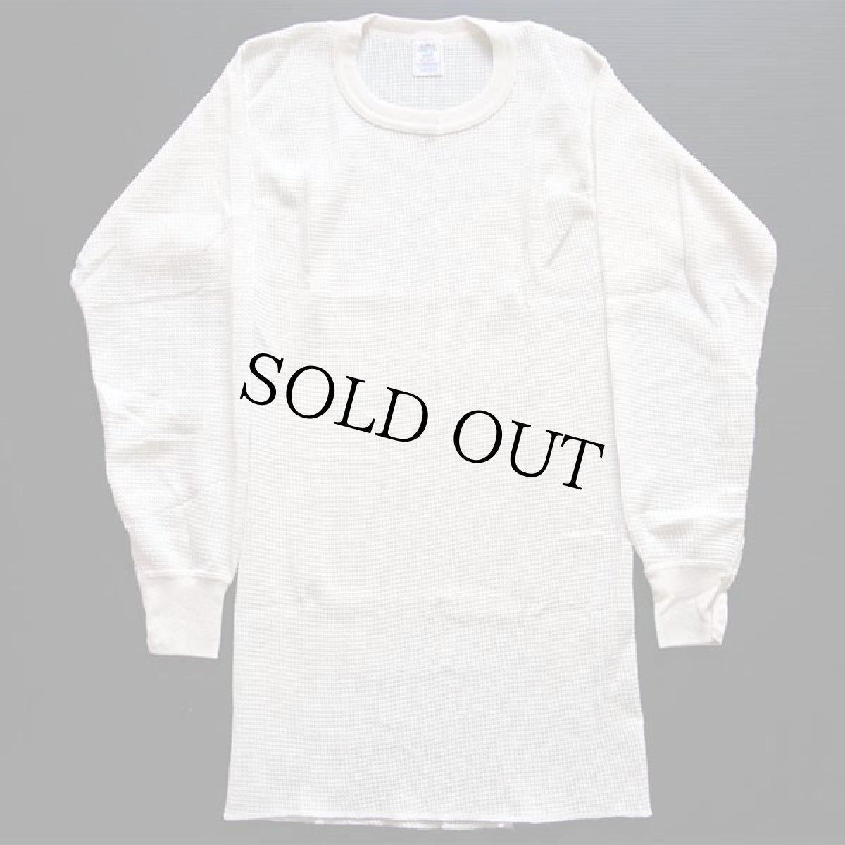 画像2: デッドストック★90s USA製 J.E.MORGAN サーマルシャツ ナチュラル L★B (2)