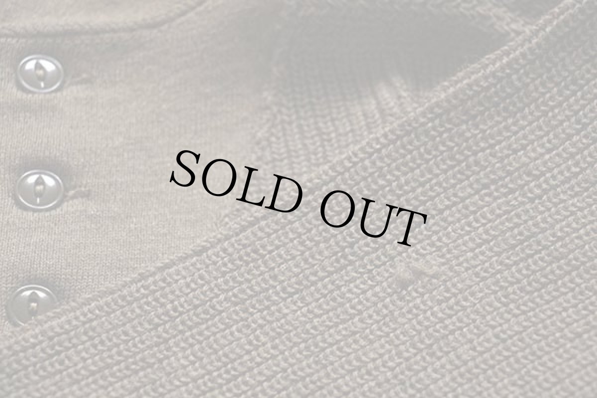 画像8: デッドストック★40s 米軍 U.S.ARMY 5ボタン ハイネック ウールニット セーター オリーブドラブ S (8)