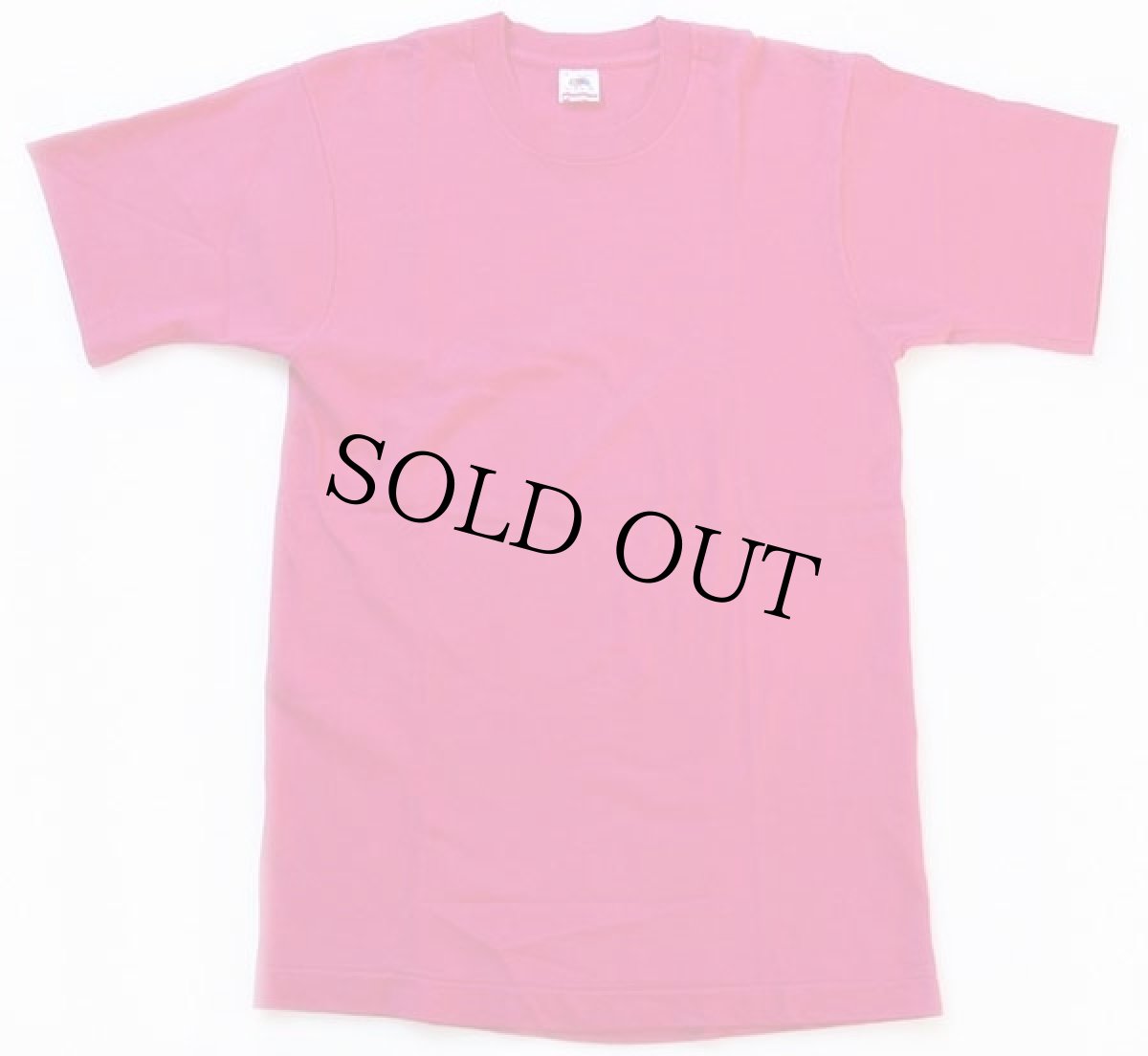 画像2: 90s USA製 FRUIT OF THE LOOM 無地 コットンTシャツ ピンク M (2)