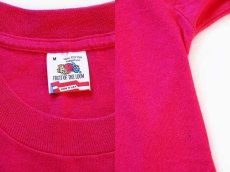 画像3: 90s USA製 FRUIT OF THE LOOM 無地 コットンTシャツ ピンク M (3)