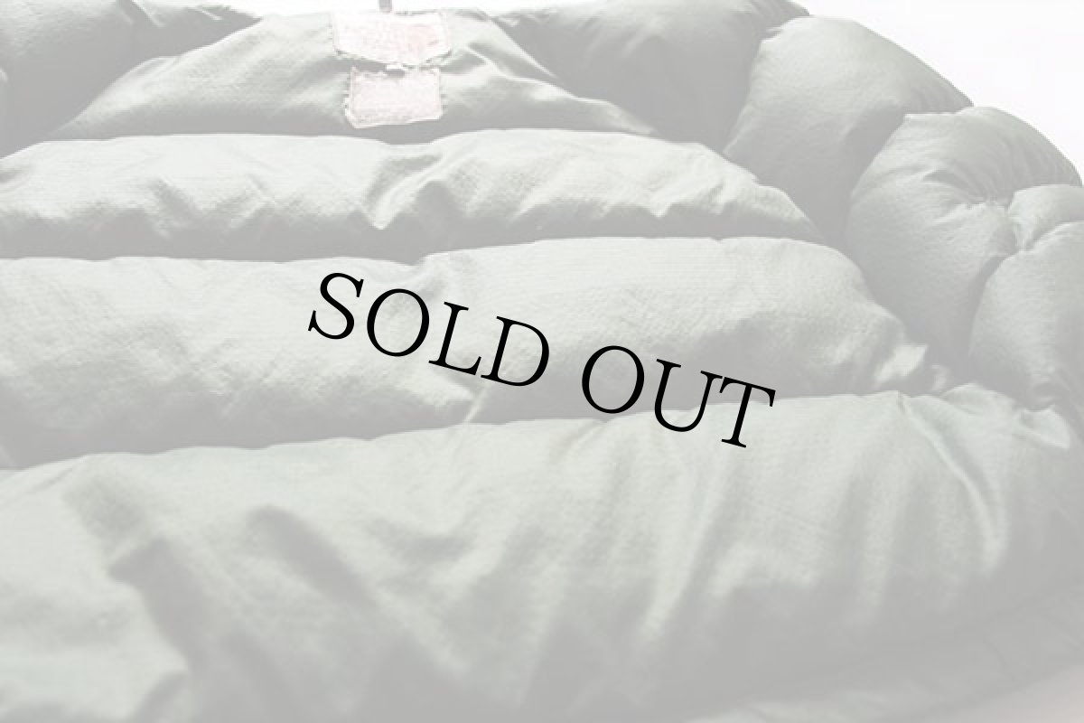 画像5: 70s THE NORTH FACEノースフェイス 茶タグ ナイロン ダウンベスト 緑 S (5)