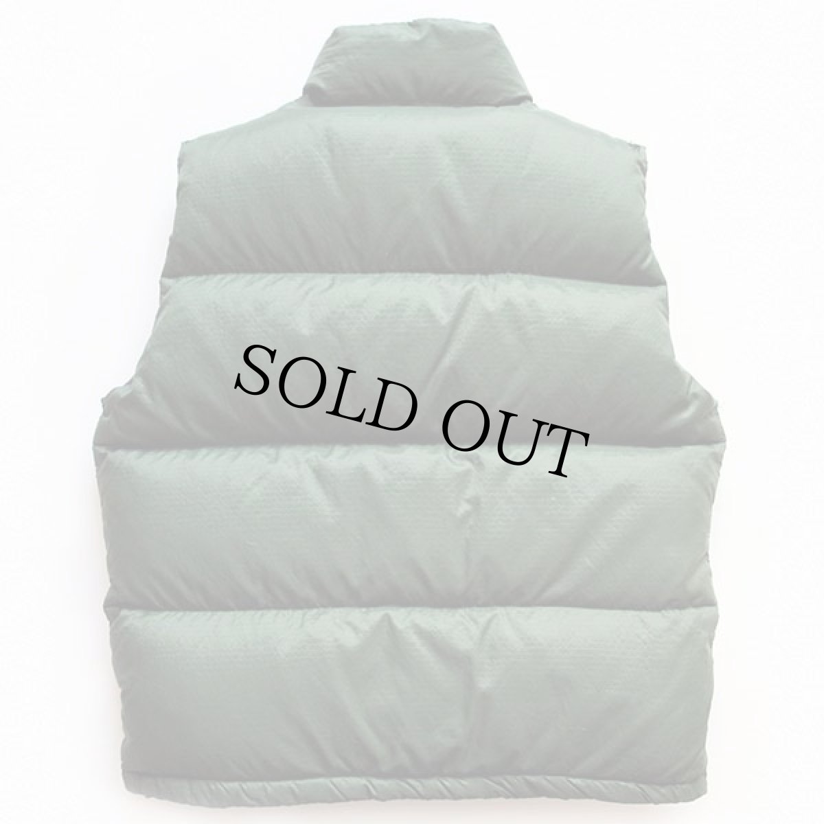 画像2: 70s THE NORTH FACEノースフェイス 茶タグ ナイロン ダウンベスト 緑 S (2)