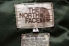 画像4: 70s THE NORTH FACEノースフェイス 茶タグ ナイロン ダウンベスト 緑 S (4)