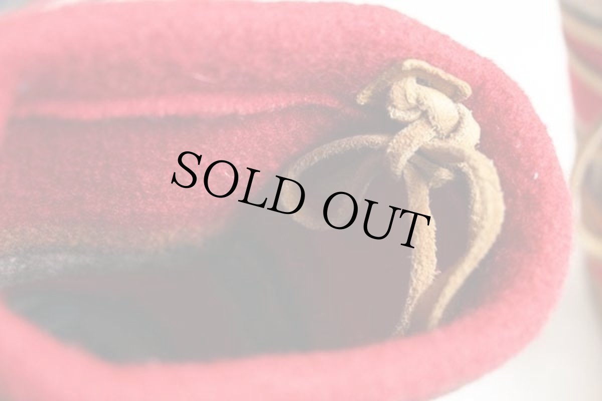 画像7: USA製 STEGER MUKLUKS Terra ネイティブ柄 ブランケット スエードレザー スノーブーツ (7)