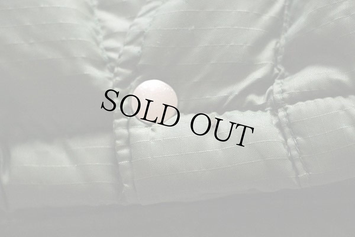 画像6: 70s THE NORTH FACEノースフェイス 茶タグ ナイロン ダウンベスト 緑 S (6)