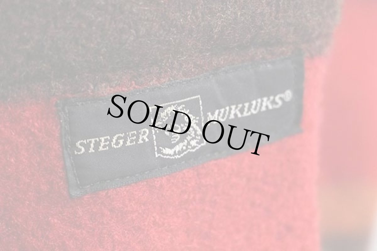 画像4: USA製 STEGER MUKLUKS Terra ネイティブ柄 ブランケット スエードレザー スノーブーツ (4)