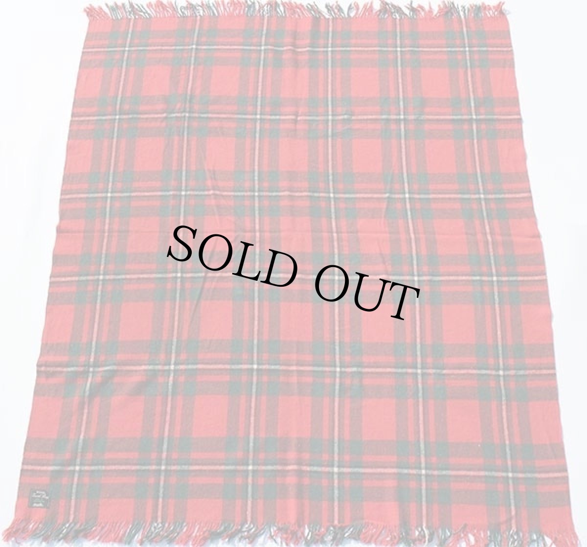 画像2: 50s 英国製 Travel Rug タータンチェック ウール ブランケット★ひざ掛け (2)