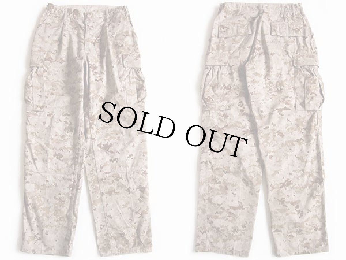 画像2: 00s 米軍 USMC デザート マーパット デジタルカモ MCCUU カーゴパンツ M-R (2)